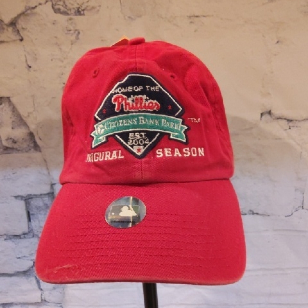 Philadelphia Phillies Red Baseball Cap 2004 Citizens Park Inaugural Season
